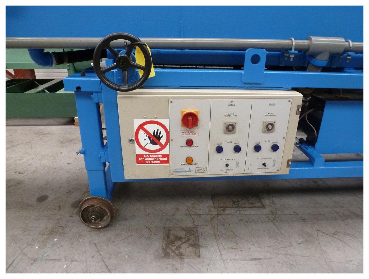 Used 125mm diameter Speedex pipe dual vacuum calibration tank 6m long. Model VCST 125 2CH 1995