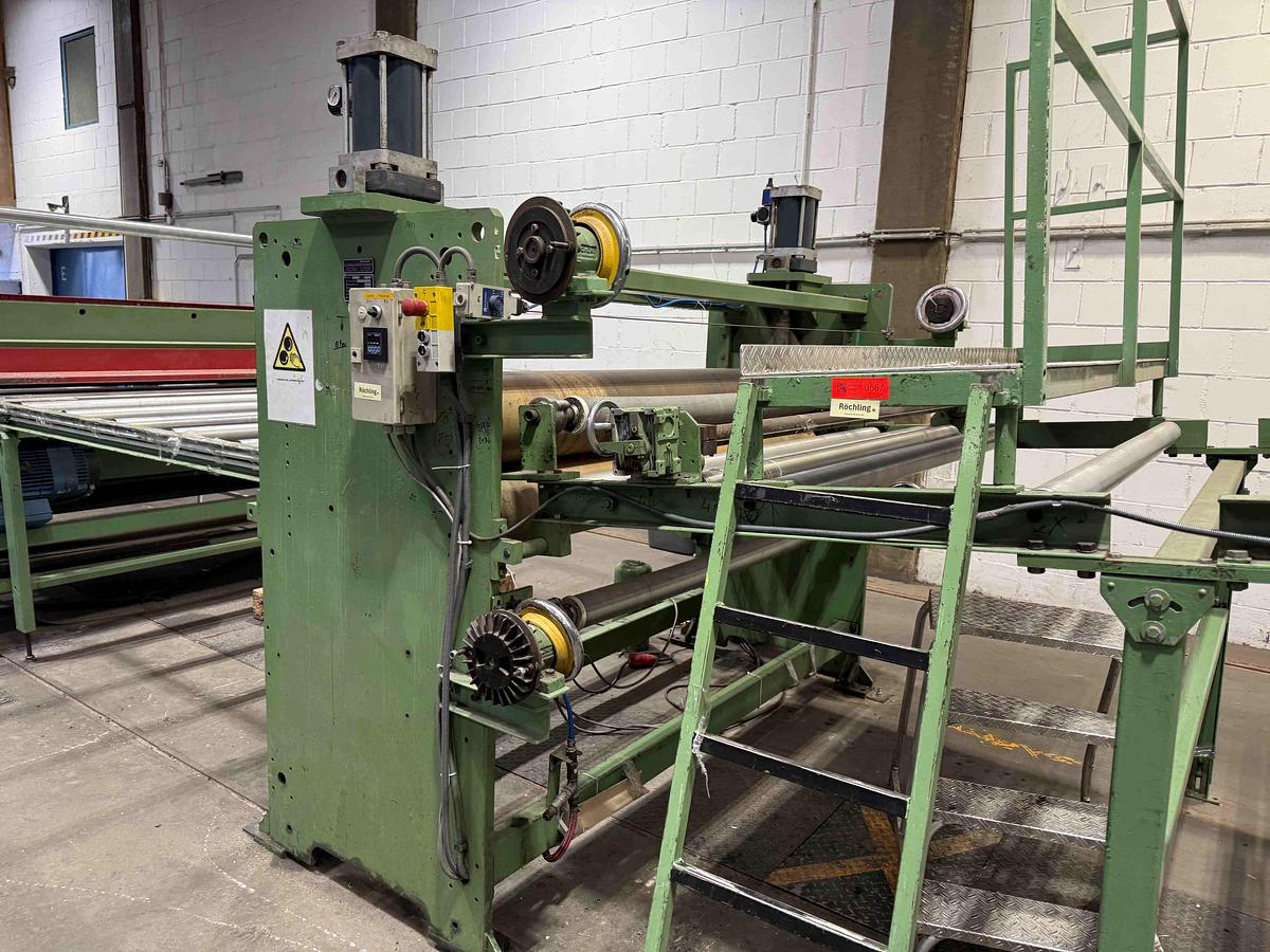Used 2000mm wide Union Battenfeld coextrusion sheet line