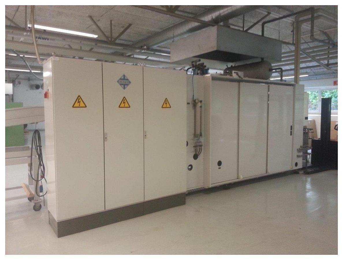 Used 520x400mm Kiefel Kl 52 BFS Auto Pressure/ Vacuum Former With Steel Rule Cut In Place, Stacker And Waste Rewind Ps,eps,pp,pe,pvc,apet, 1996 24000hrs