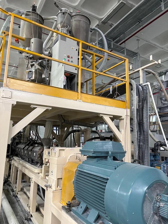 Used 1200mm wide Bandera PET PP PS coextrusion sheet line 2009