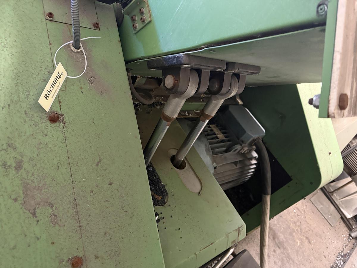 Used 800mm wide Rapid GK8045 KURF granulator with 45kw motor and 5 blade rotor. Nip rolls. Soundproofed with upgraded control panel 1995