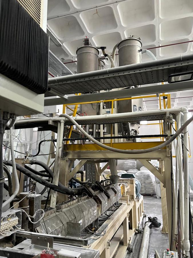 Used 1200mm wide Bandera PET PP PS coextrusion sheet line 2009