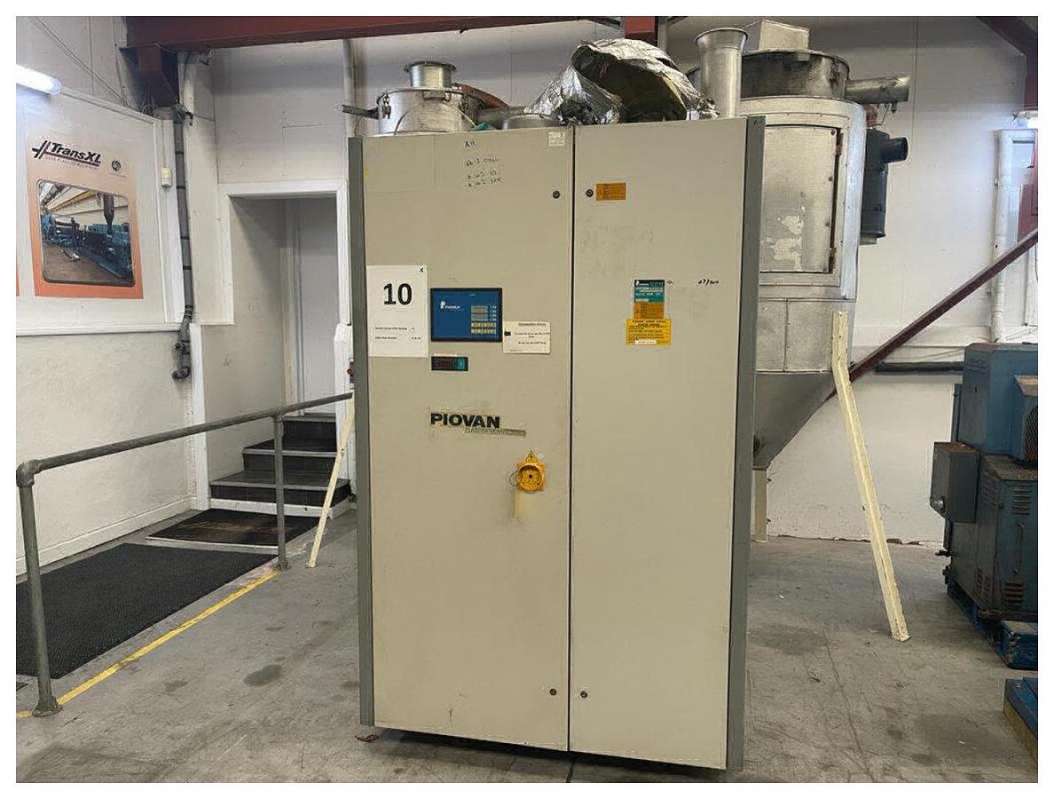 Used 600 Litre Piovan Dryer Model DSN521 MB 25kw Year 1999