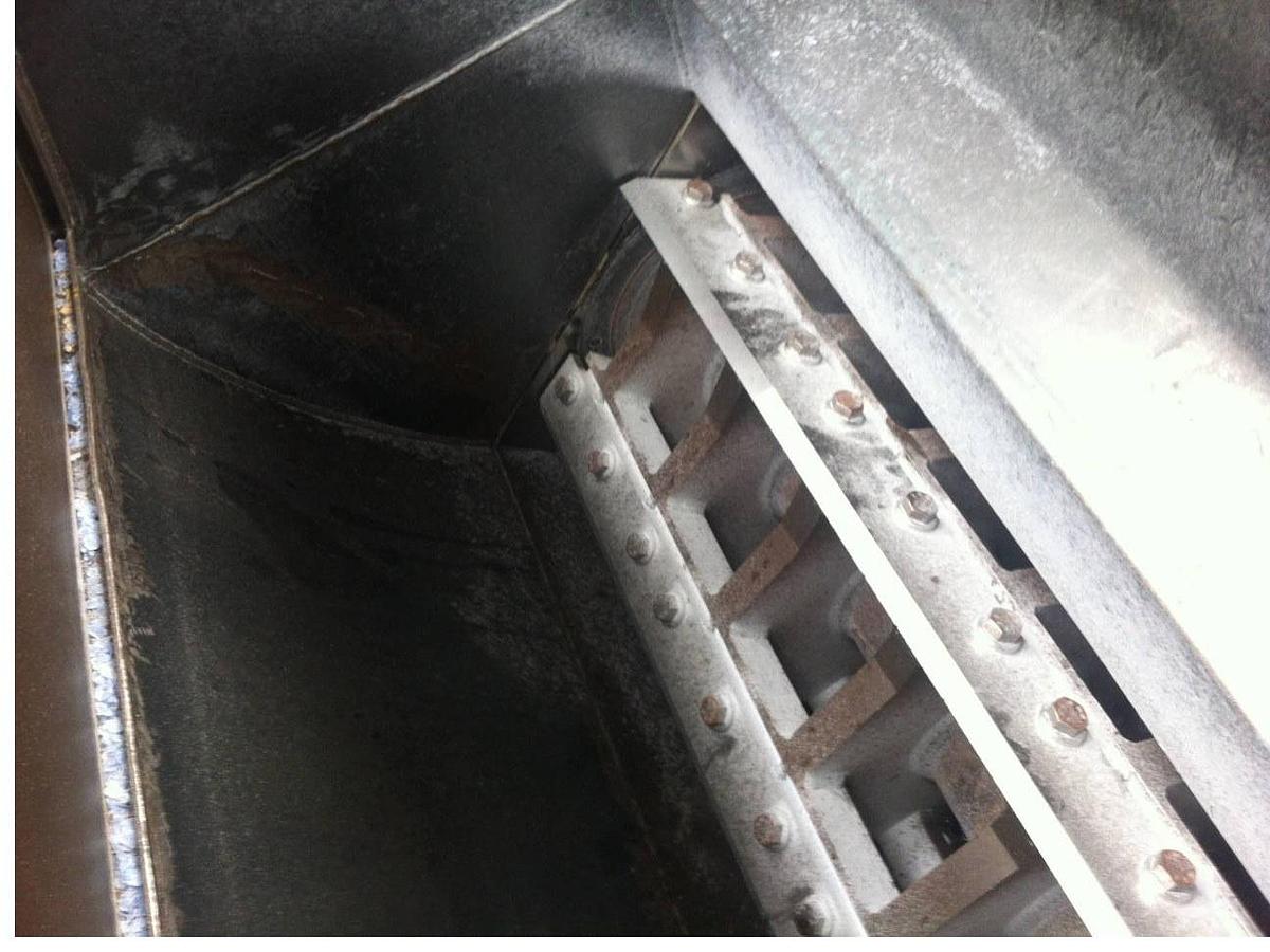 Used 900 X 450mm Cumberland Model 4590. Soundproofed Granulator, Nip Roll Infeed 1997.