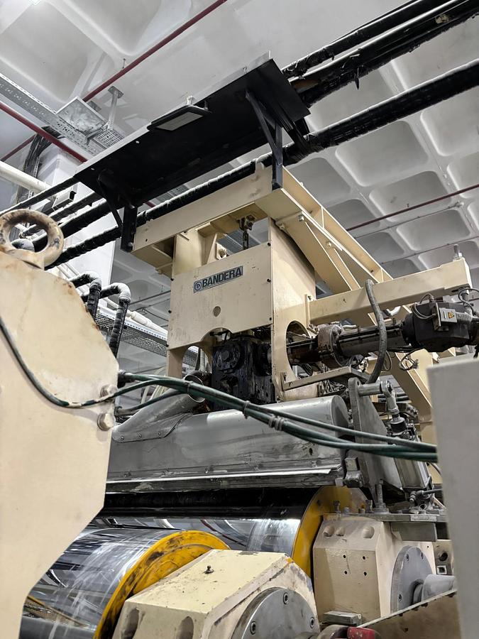 Used 1200mm wide Bandera PET PP PS coextrusion sheet line 2009