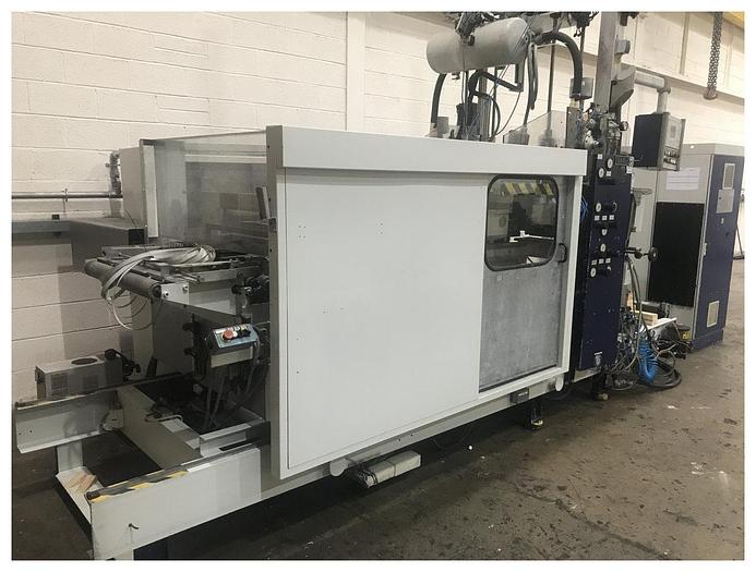 Used 600mm wide Gabler model D600 lid forming machine 1998 Max 35mm positive forming, 15mm max negative forming. 600 x 320mm foming area. 1998