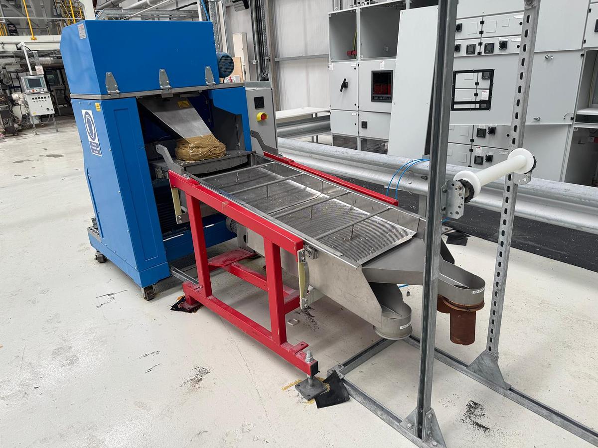 Used 300mm wide Accrapak dual drive pelletiser model ASL300 2021
