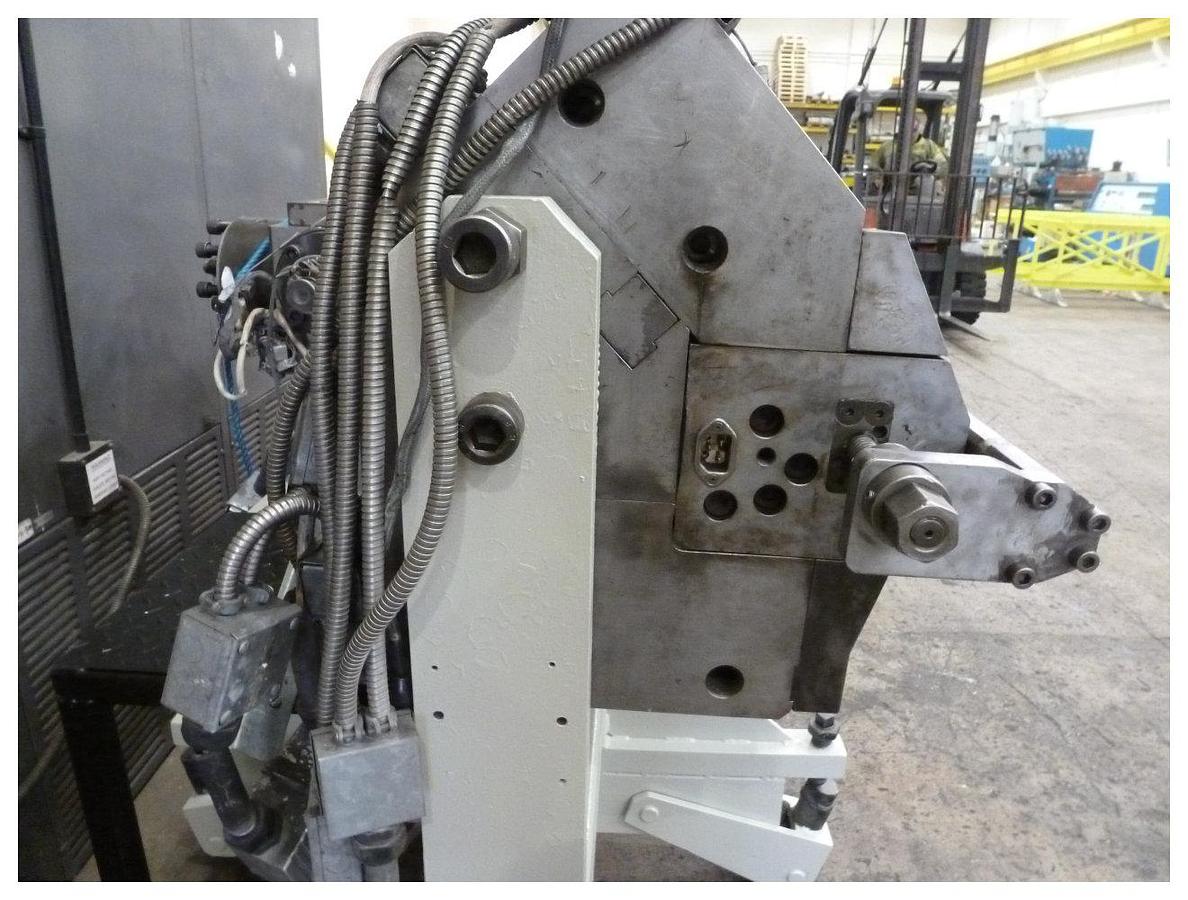 Used 1800mm wide Carraro flex lip multimanifold sheet die with ABC feedblock. 0.5-9mm die gap range. Conical feedblock replaceable inserts.