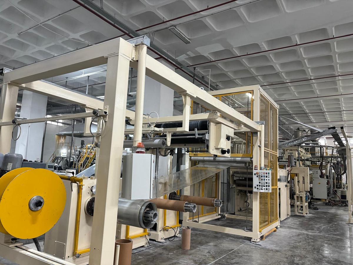 Used 1200mm wide Bandera PET PP PS coextrusion sheet line 2009