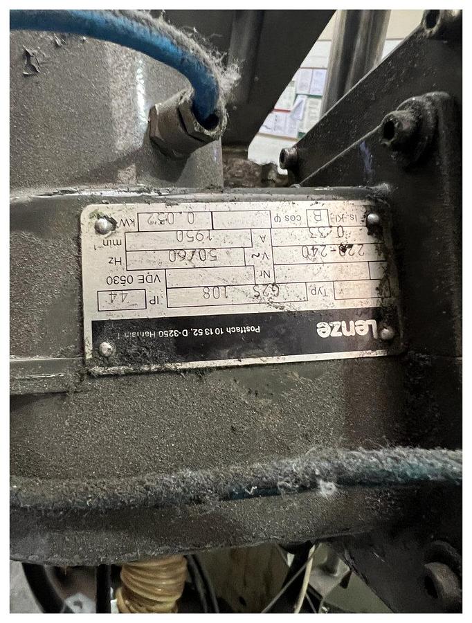 Used 35mm Union Single Screw Extruder Pillar Mounted With Dc Motor. 30d.