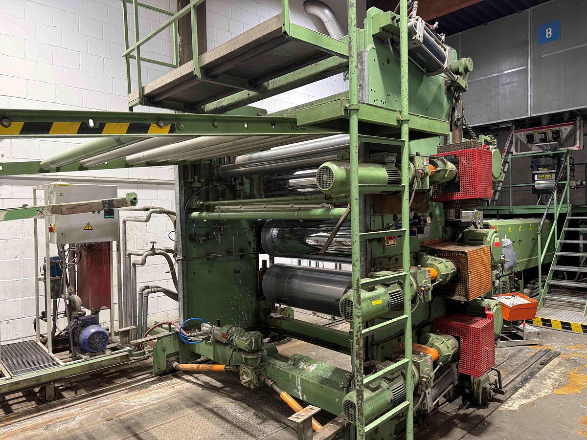 Used 2000mm wide Union Battenfeld coextrusion sheet line