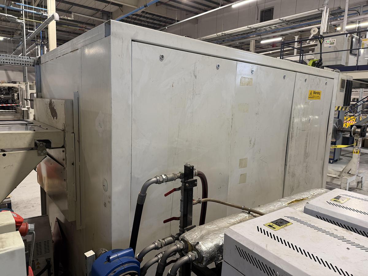 Used 900mm wide Illig preheater model VHW 90/2 Index type