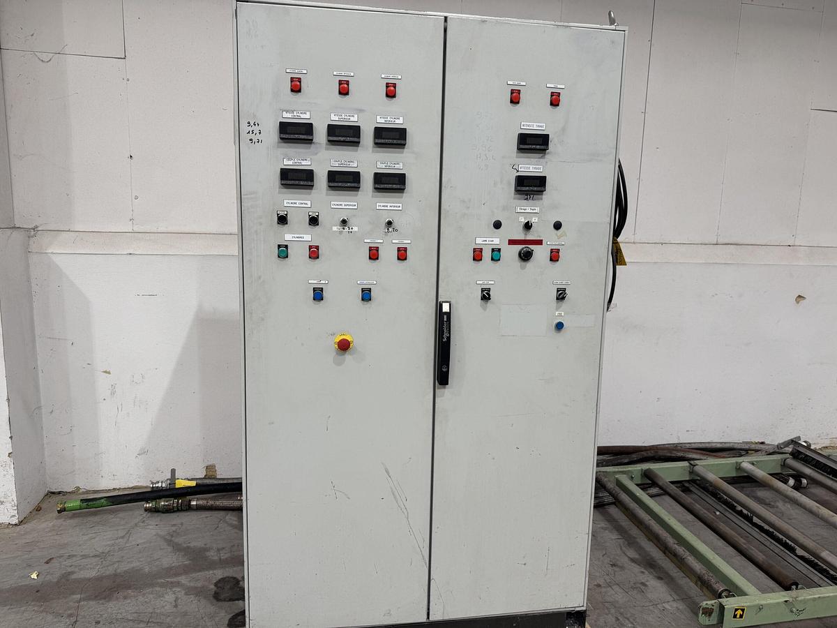 Used 1150mm wide Omam modal CAL800.5 - 5 roll polishing stack