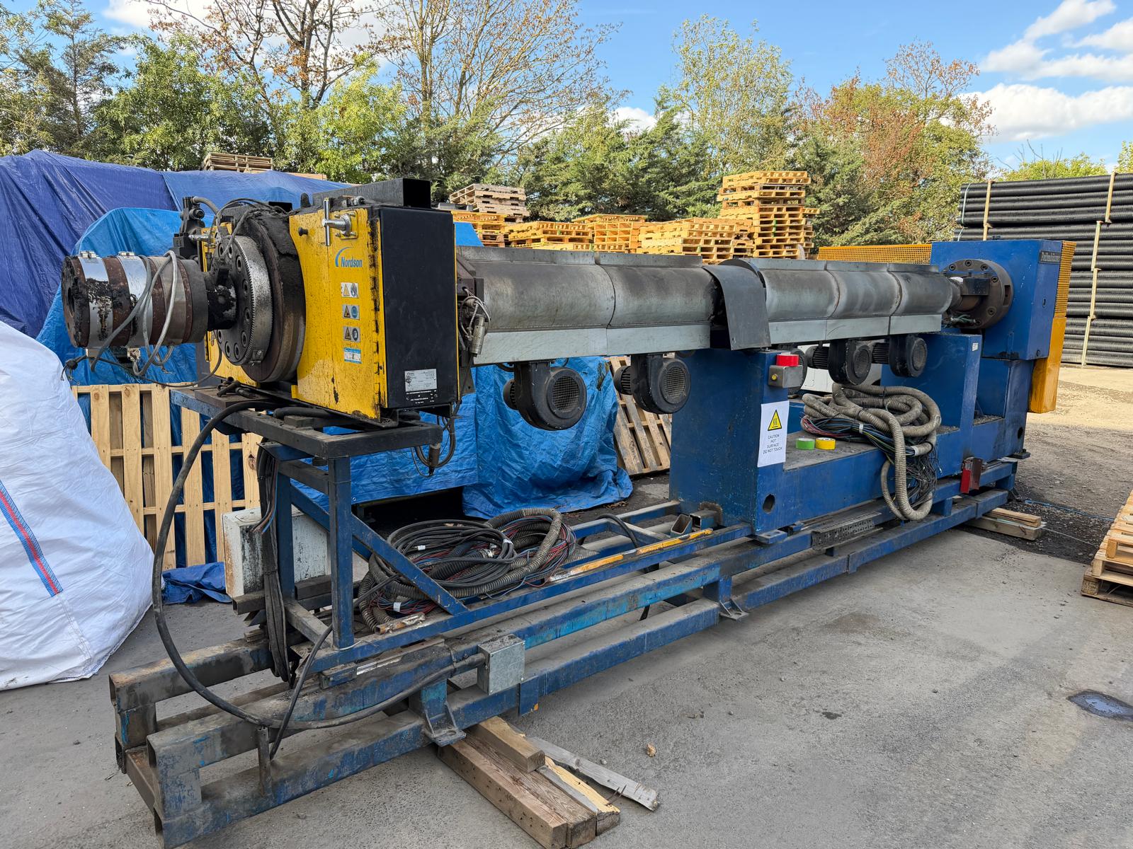 Used 225mm -300mm HDPE Reifenhauser Corma corrugated pipe line