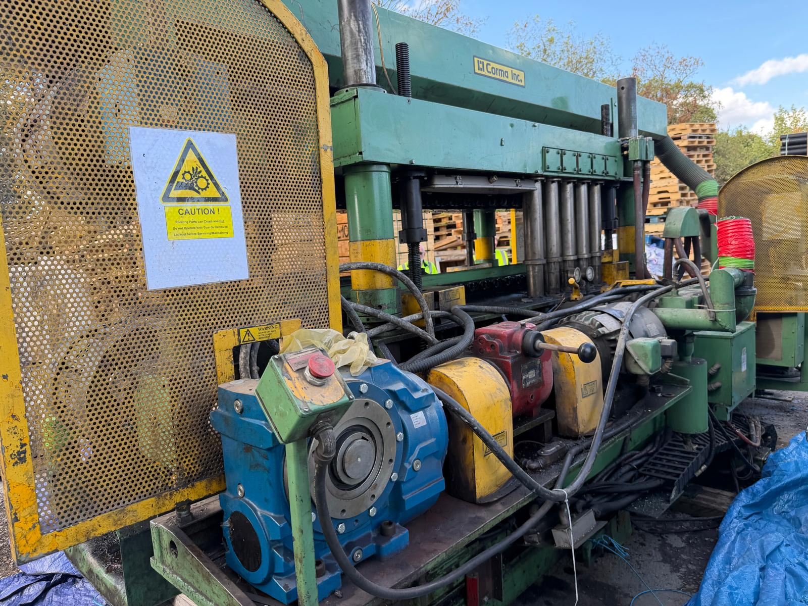 Used 225mm -300mm HDPE Reifenhauser Corma corrugated pipe line