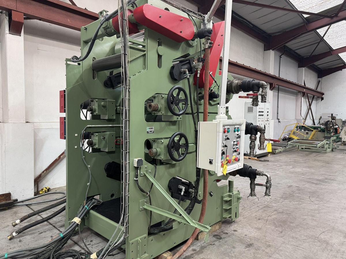 Used 1150mm wide Omam modal CAL800.5 - 5 roll polishing stack