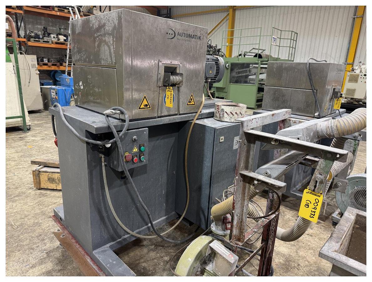 Used 85mm Pelletising Line. 85mm Kweenb Extruder 2007 . 360mm Wide Water Bath. Air Knife.Pelletiser. Gough Classifier.