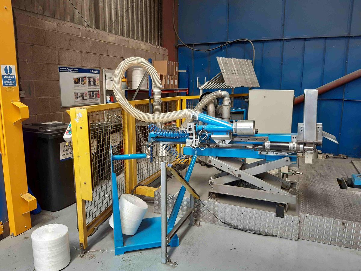 Used 50-160mm diameter Mecasoft model ED160 X21 dual station coiler series A  2003