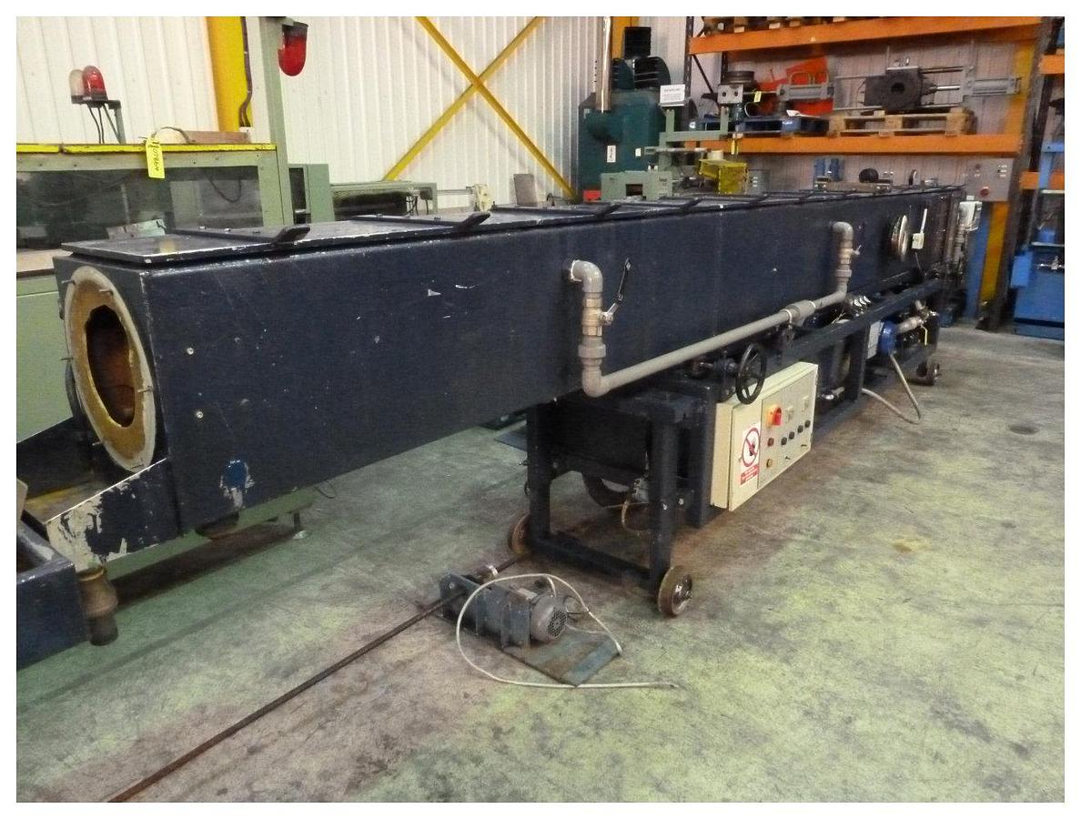 Used 125mm diameter Speedex pipe downstream comprising 1 x 6m vacuum tank and 2 x 6m spray tank with 3 belt haul off and upstroking travelling saw. 1995