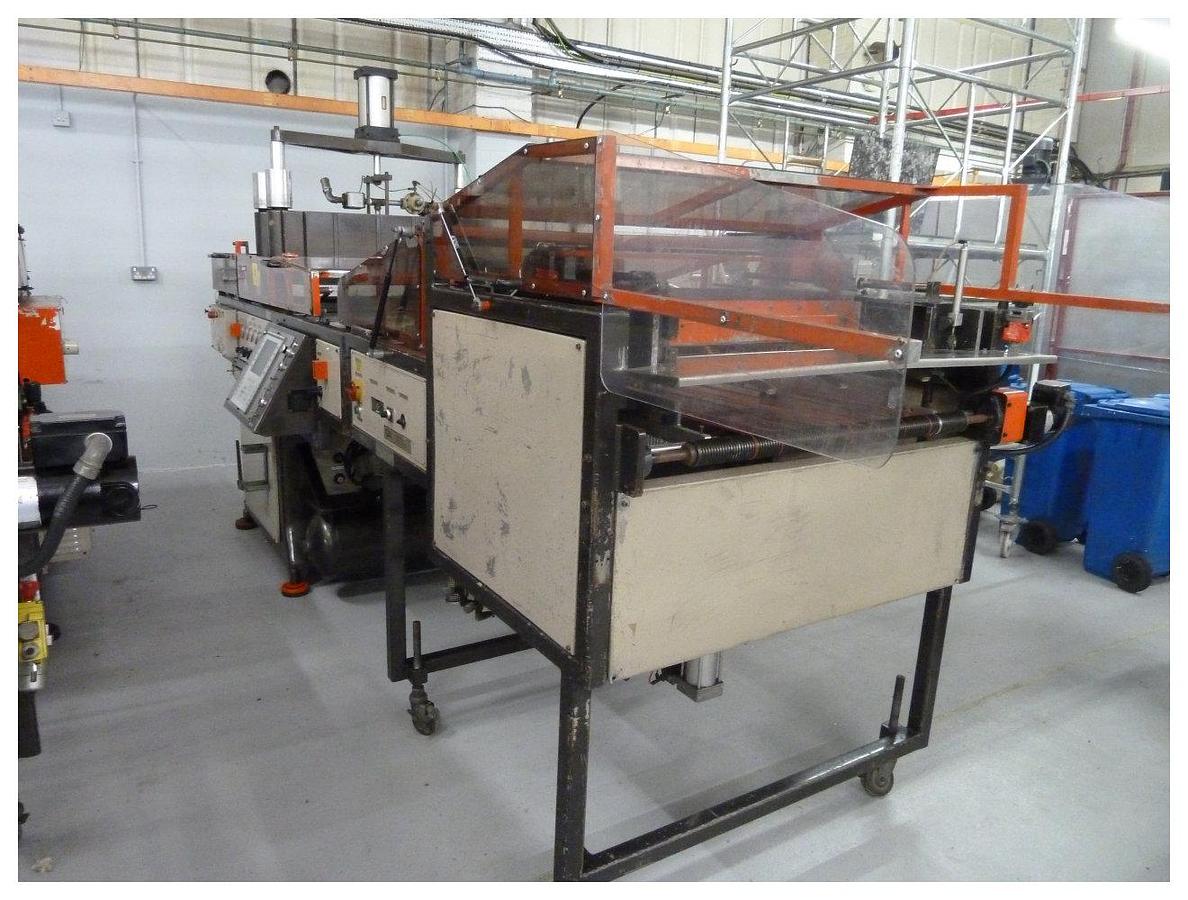 Used 760mm wide GN model 3021C thermoforming machine. 760 x 530mm forming area. 100mm draw. 1992 Stacker from 1998