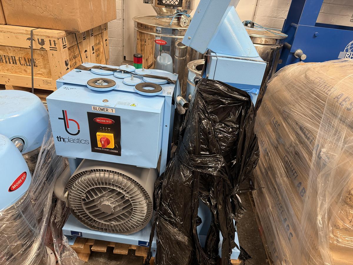 Used Moretto Hopper loaders and blowers. 
