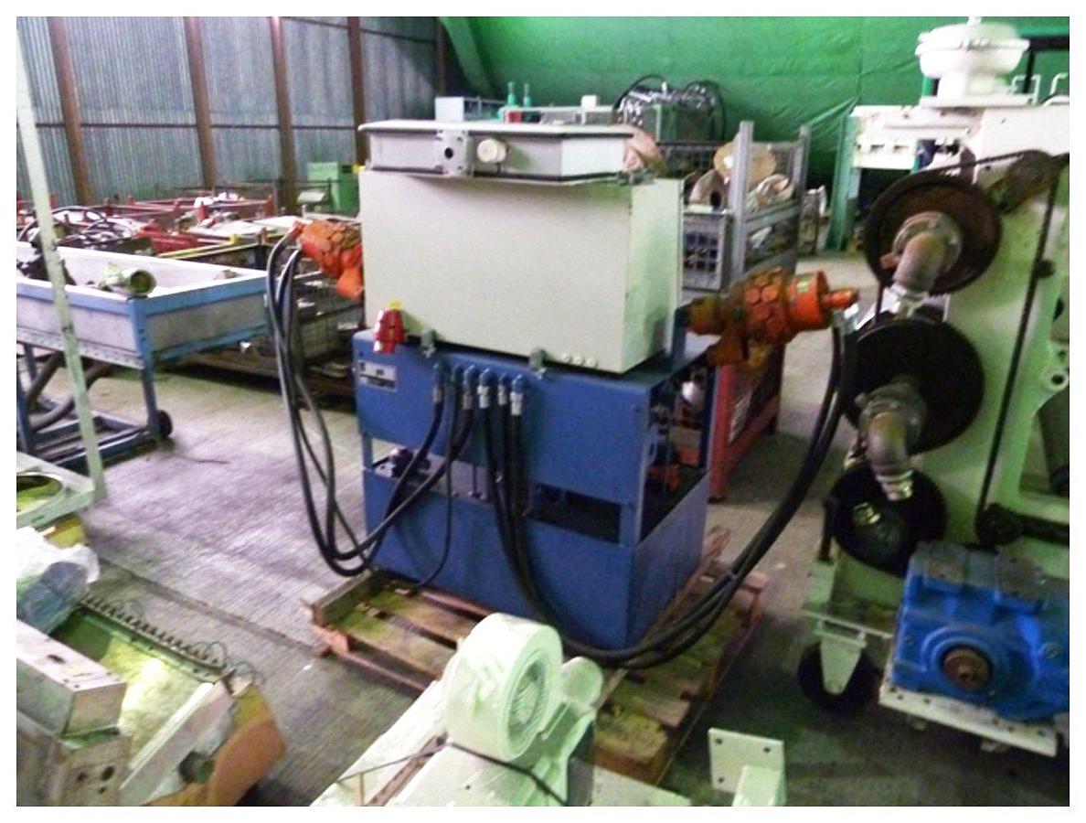 Used 1800mm Maier Isolating nip unit with Maier twin head winder station, taper tension winding device