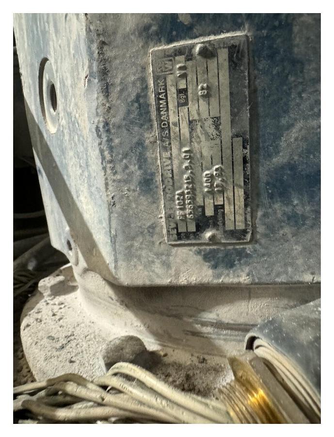 Used 600ltr Mixaco High Speed Mixer. Model M600 V 580 max capacity. 30 Hp motor.  Stainless steel mixing chamber pneumatic discharge valve.