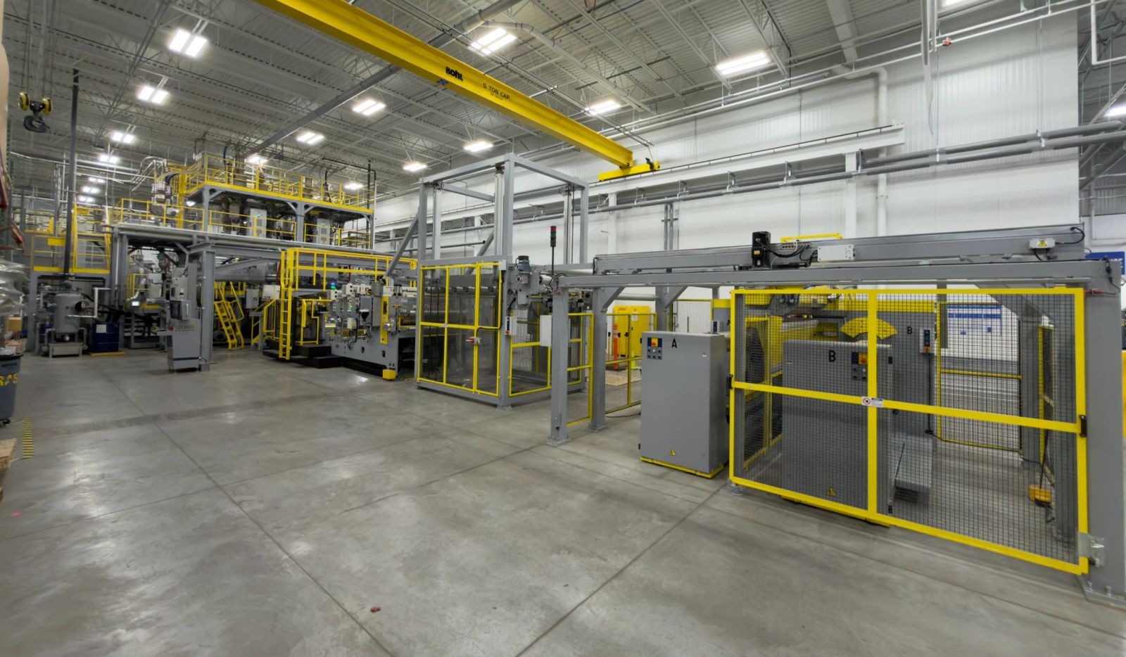 Used 1000mm wide Bandera PTI coextrusion PET sheet line for 0.3mm to 1.2mm sheet 2017