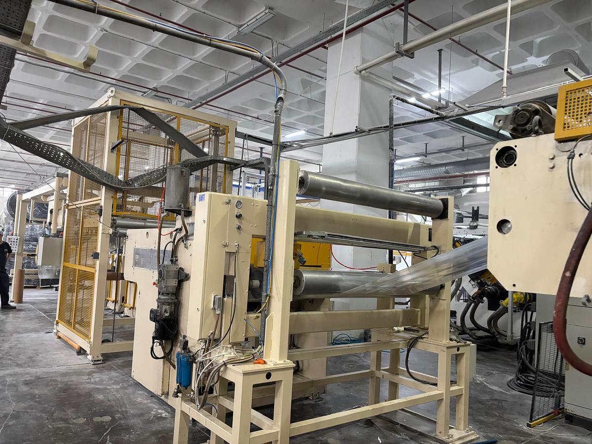 Used 1200mm wide Bandera PET PP PS coextrusion sheet line 2009