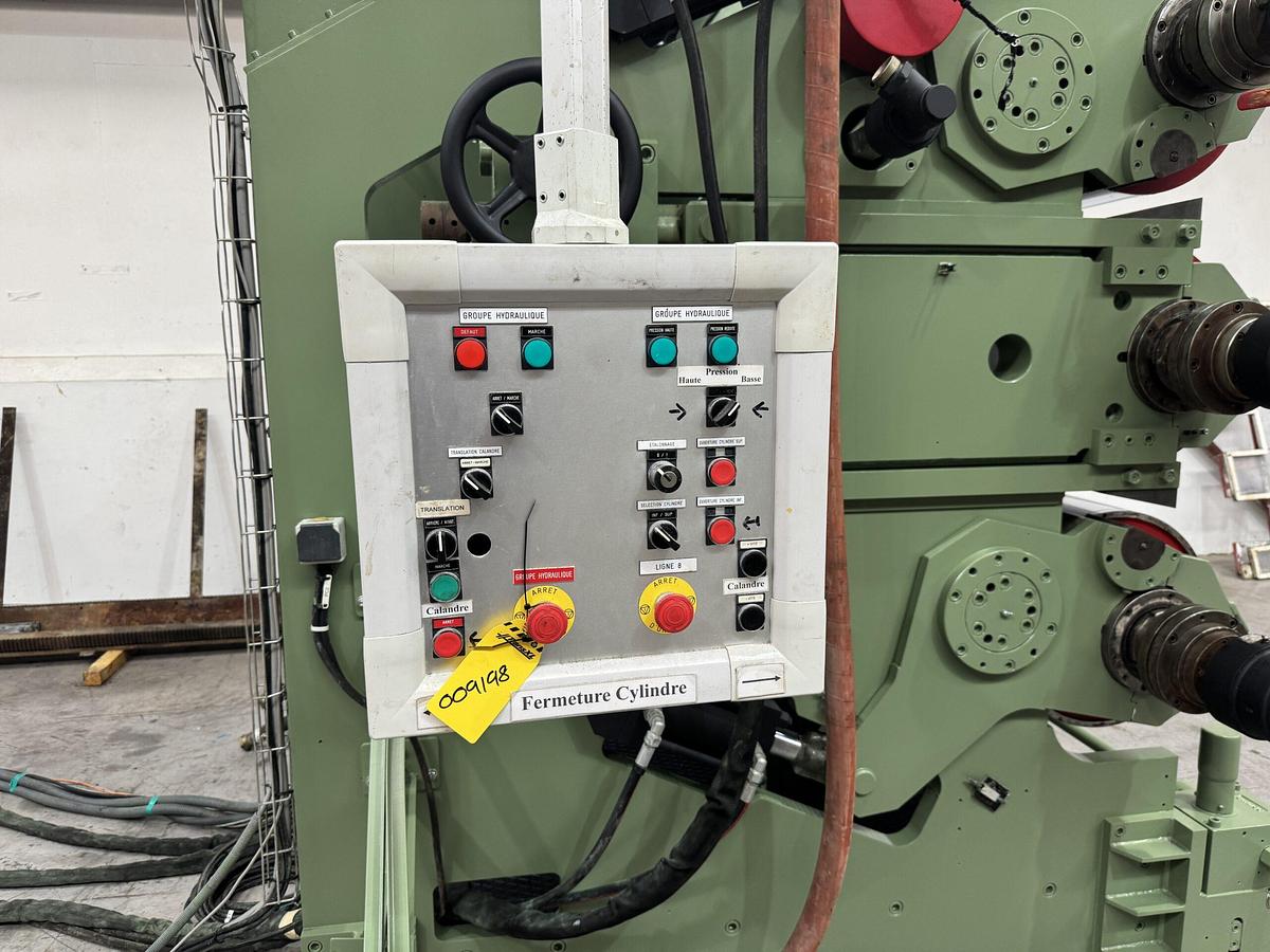 Used 1150mm wide Omam modal CAL800.5 - 5 roll polishing stack