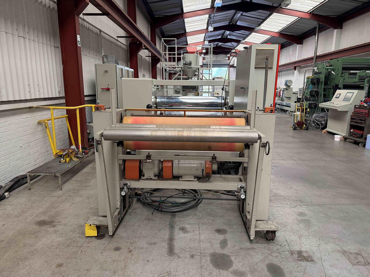 Used 1600mm Wide Battenfeld Gloenco  Sheet Line  120mm Extruder, , 1400mm Die, Roll Stack, Haul Off