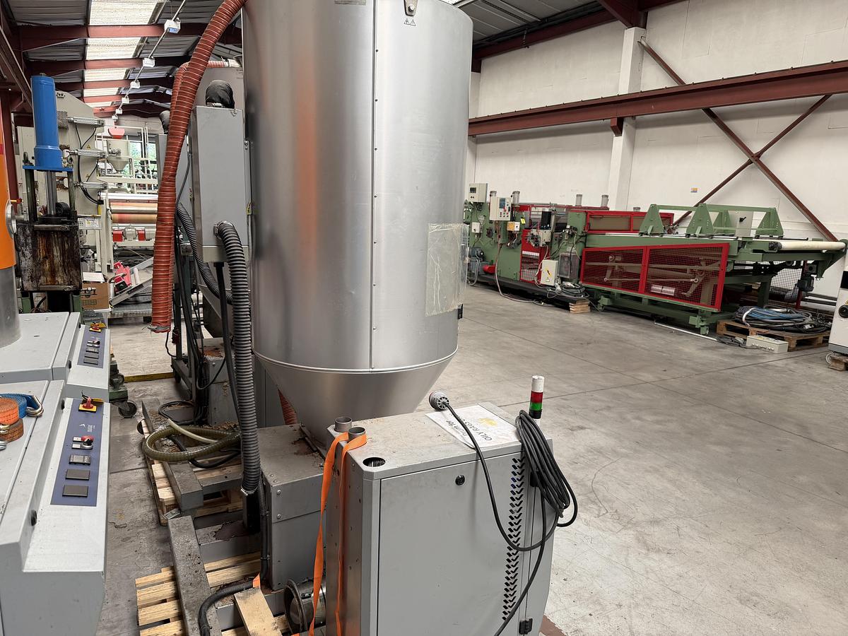 Used 300litre Vismec model Dryplus 080 6kw. Dehumidifying dryer 2017