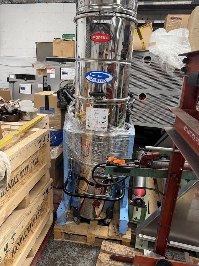 Used Moretto Hopper loaders and blowers. 