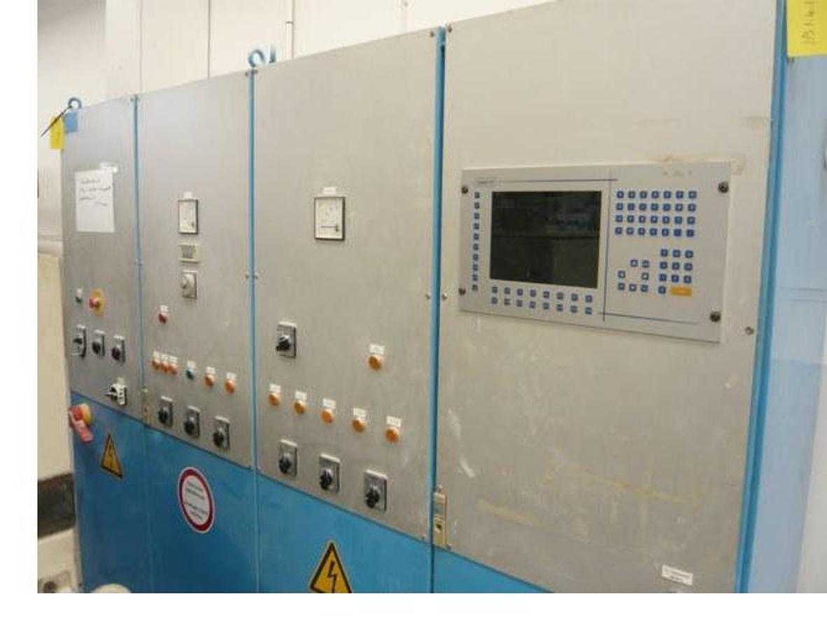 Used 500 litre MTI high speed mixer cooling combination model M500/K1600. 1990 Superb PLC integrated 'FIX' Gravimetric 4x liquid 6x powder feed system