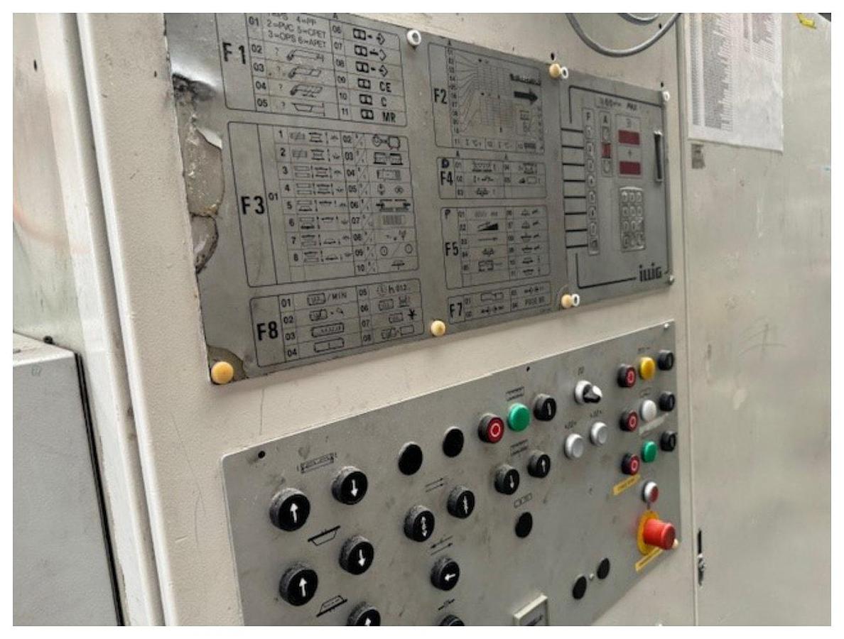 Used 540mm wide Illig RDKP54D former 1994 with unwind stand.