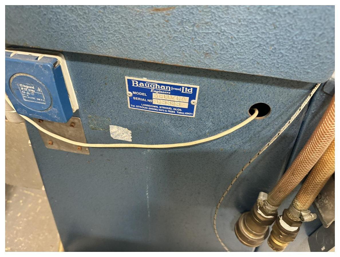 Used 18mm Baughan Extruder. Dc drive. 5 zone barrel.