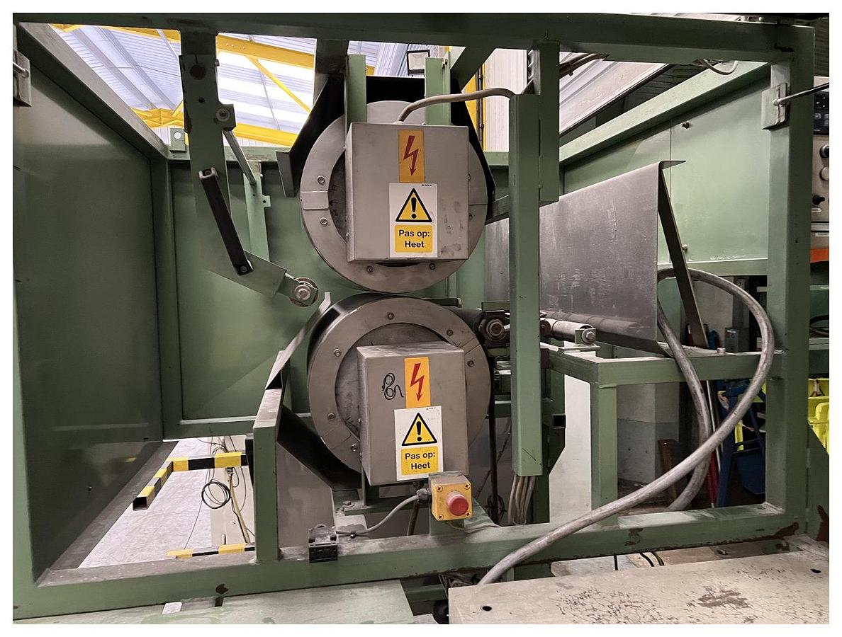 Used 630mm Wide Mulko Model Vu-630/2 Preheater 1992 33kw.