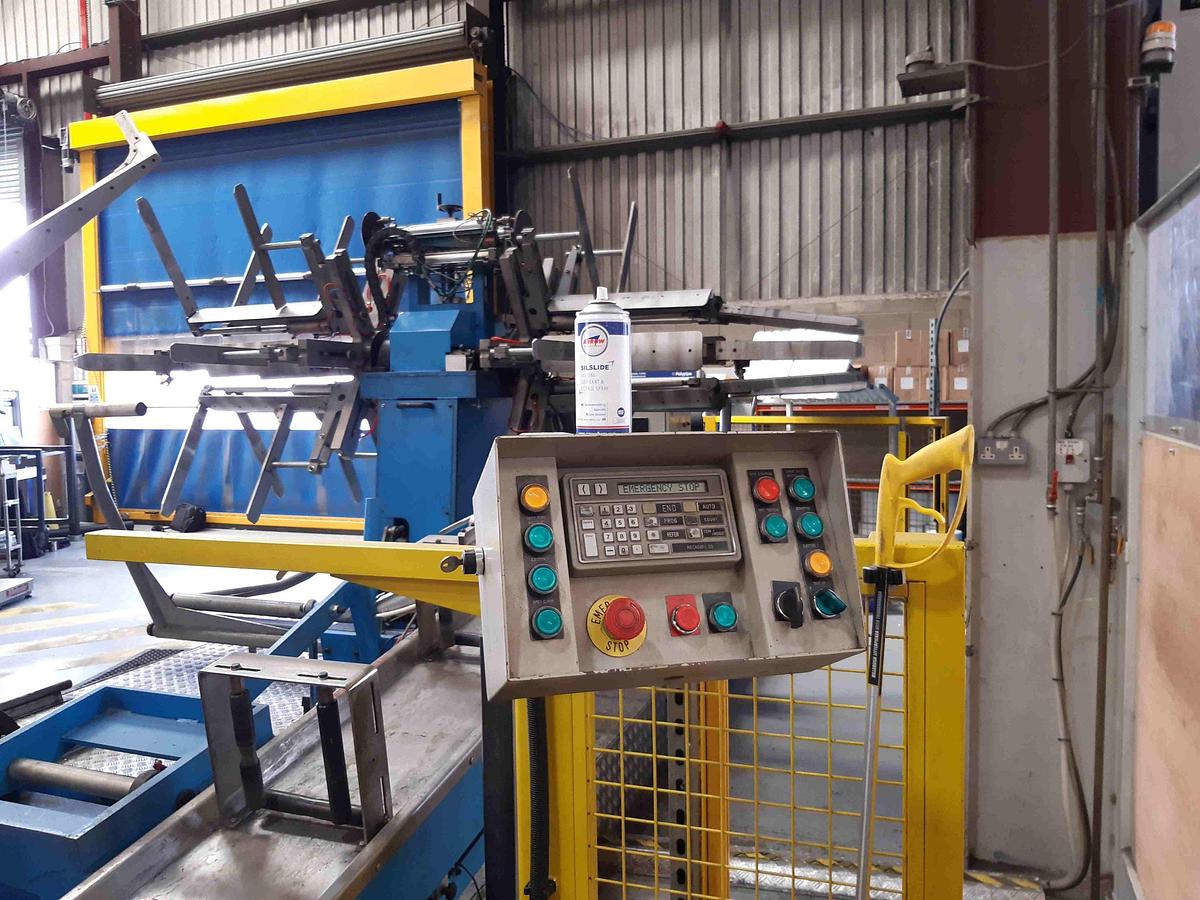 Used 50-160mm diameter Mecasoft model ED160 X21 dual station coiler series A  2003