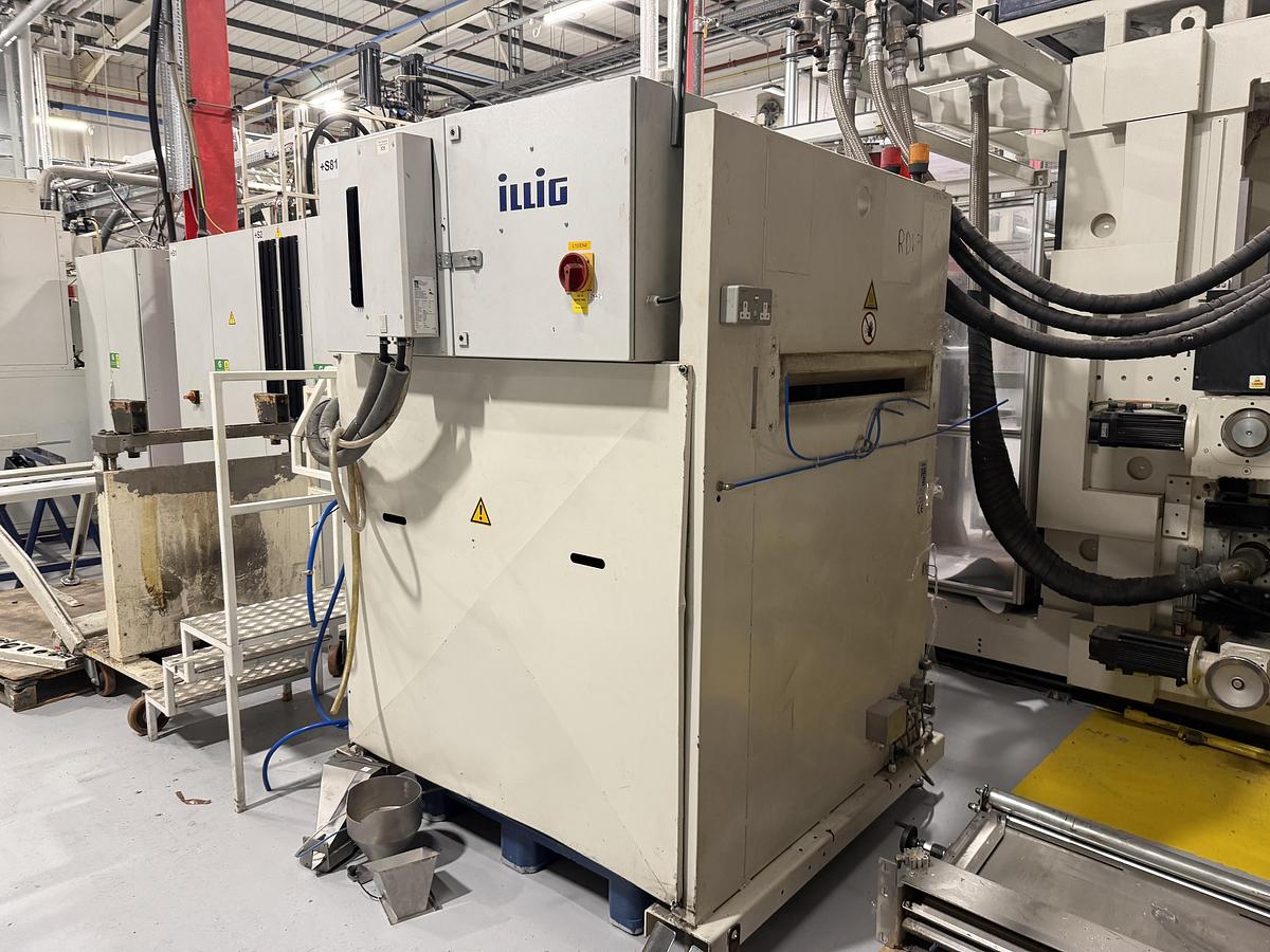 Used 600mm wide Illig preheater model VHW 60/2