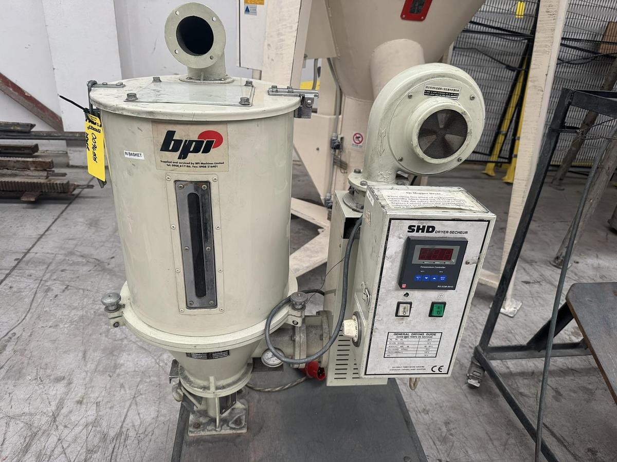 Used 25kg Bpi SHD 25A Dryer unit