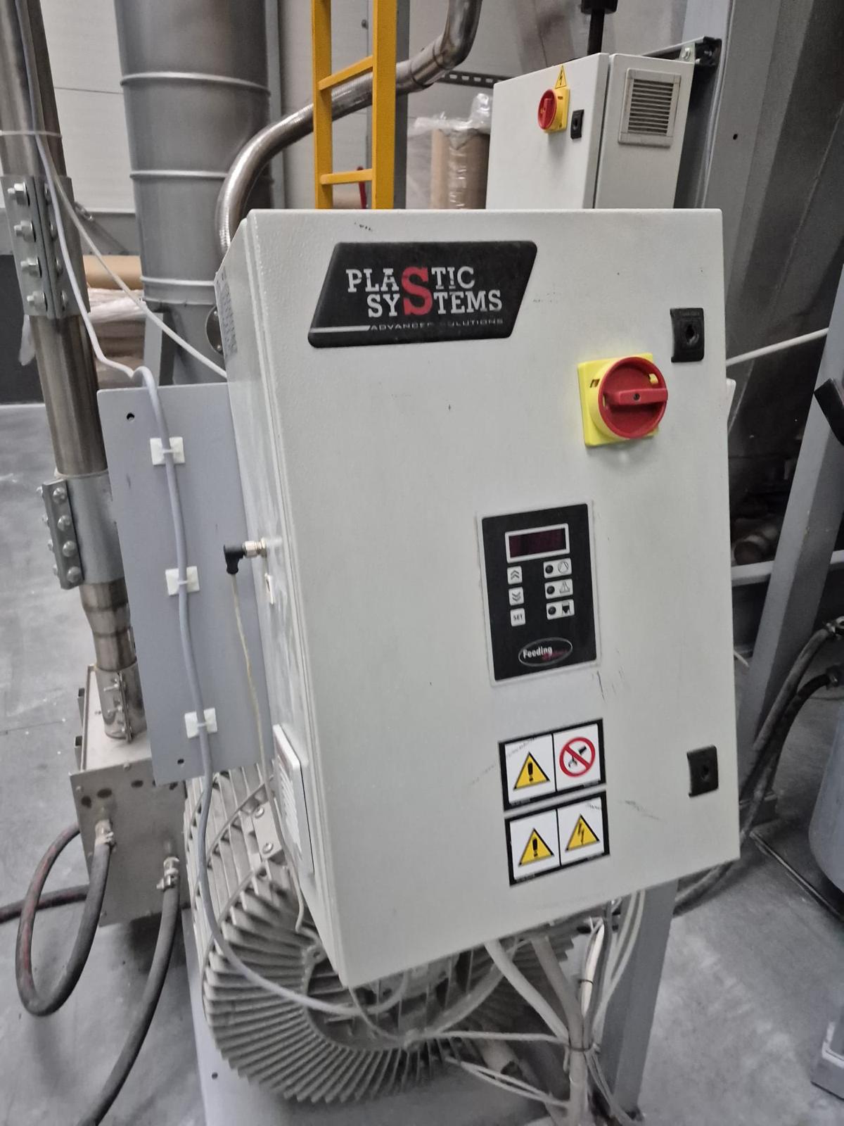 Used 5500litre Piovan model D5500 high temp dehumidifying dryer 2015