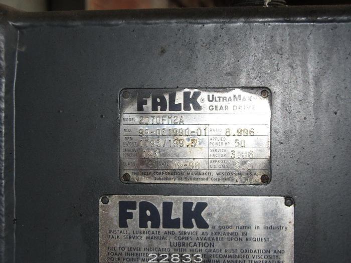 Used Falk 98-031989-01 Parallel Shaft Gear Reducer, Size: 2070FM2A #22833