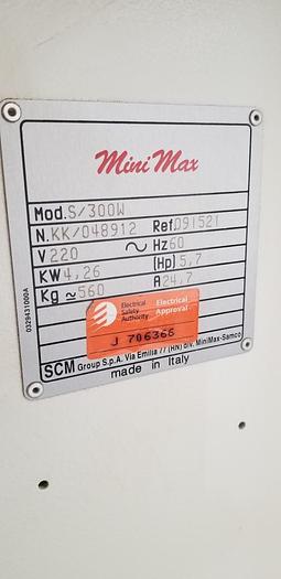 Used *SOLD* Sliding Table Saw - SCM Mini Max S300W