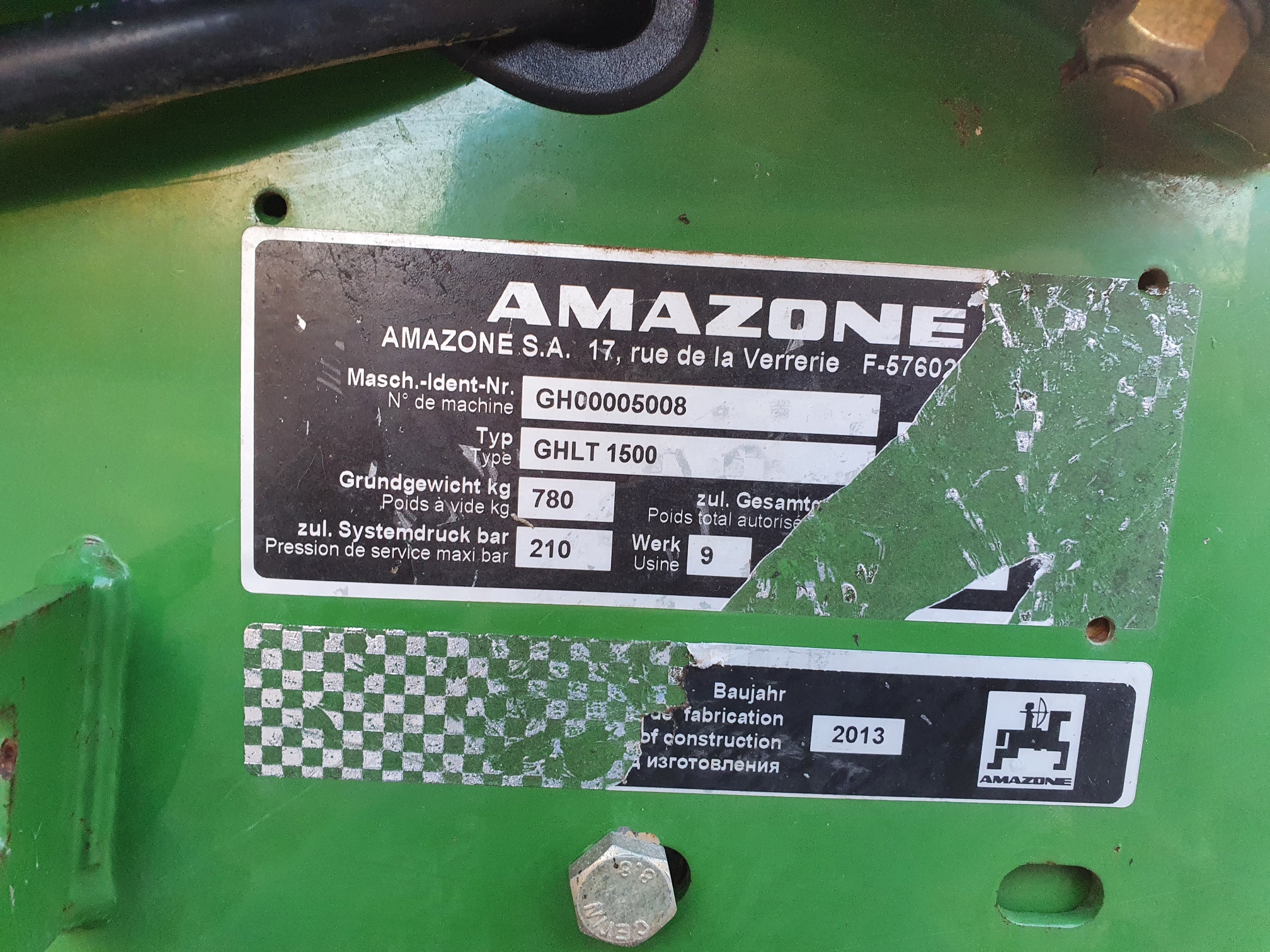 Used Amazone Groundkeeper SmartCut GHLT 1500 Flail Mower Collector