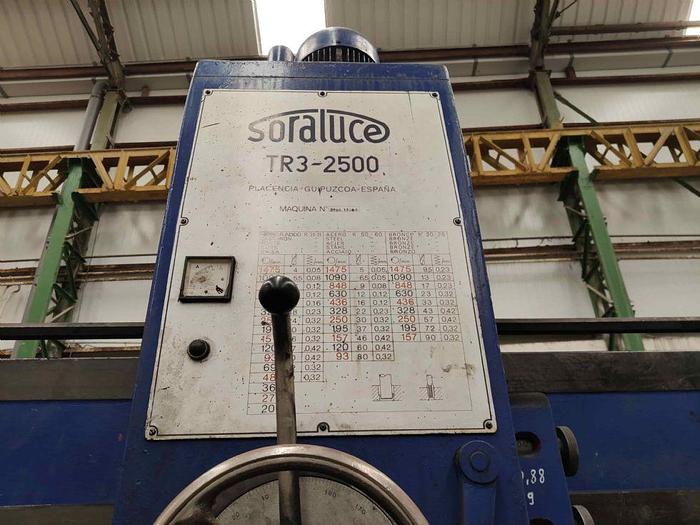Used SORALUCE TR3-2500 DRILL