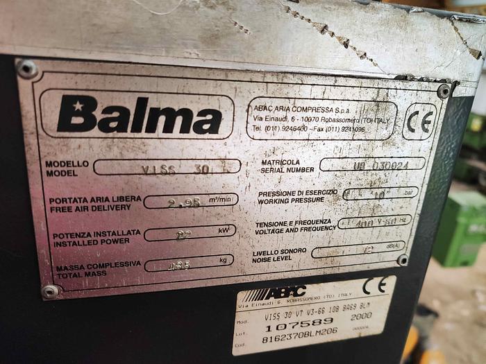D'occasion COMPRESSEUR BALMA VISS 3010