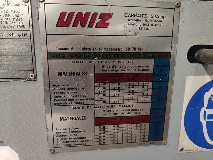 D'occasion SCIE UNIZ TC-280