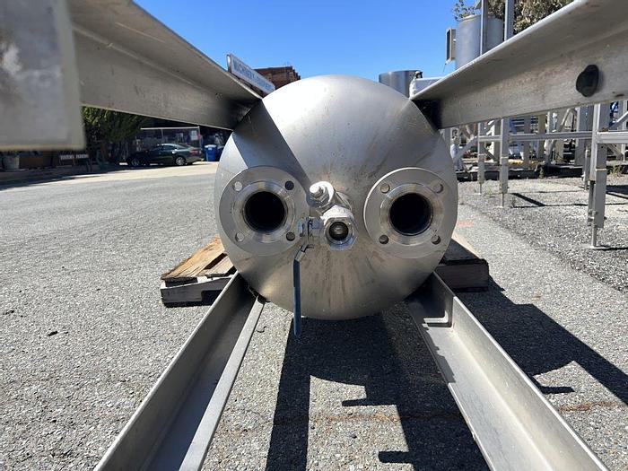 Used Tank, 190 Gallon, S/st, 55 PSI, DT/DB, Morfab #S744616