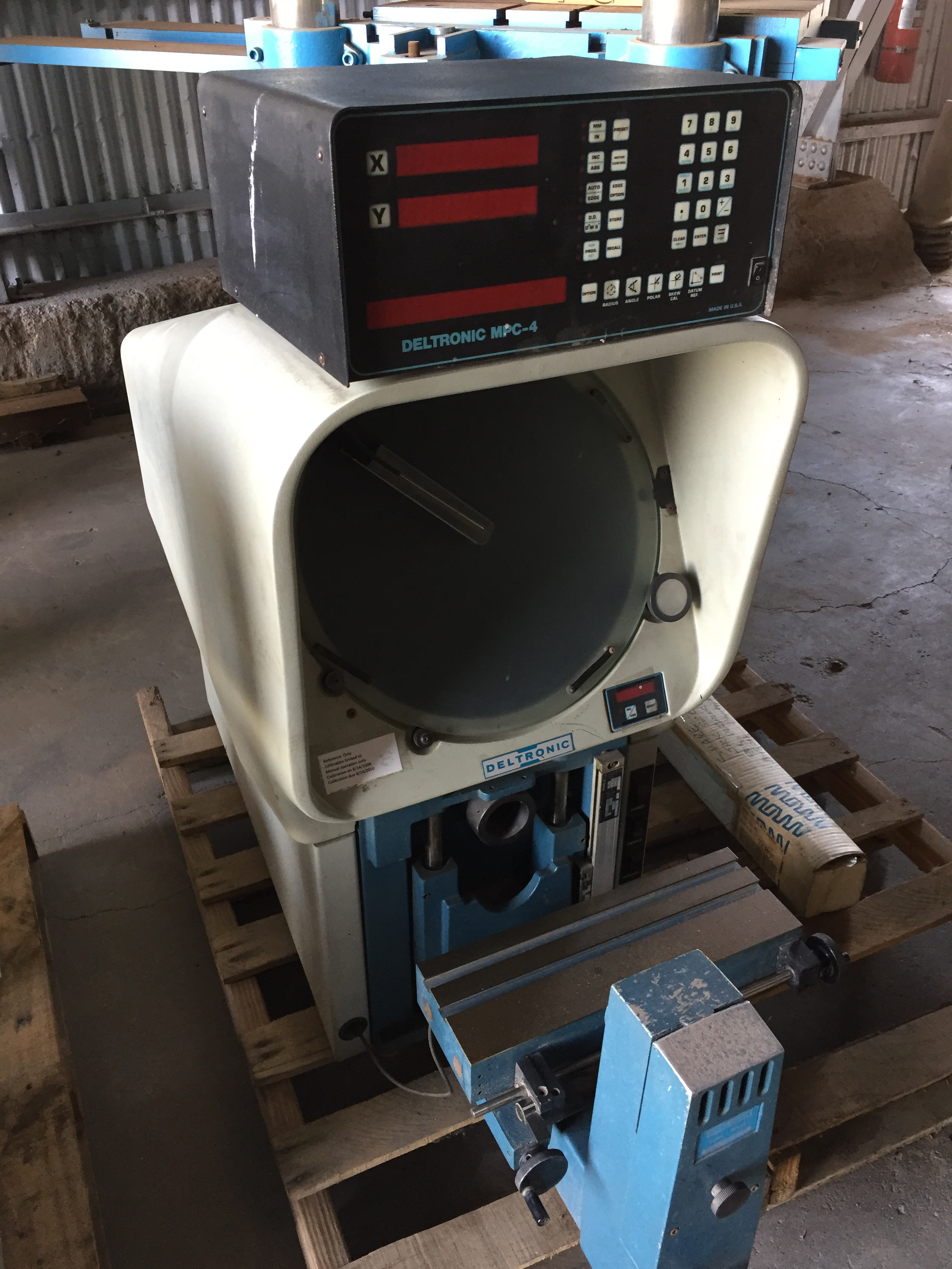 Used 14” Deltronics Mdl. DH-14 Optical Comparator