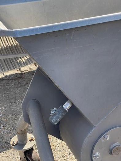 Used Van Mark 10' Long x 18" Wide Stainless Steel Incline Wash Conveyor